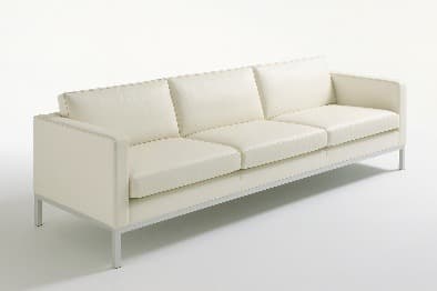 Basic Three Seat Fabric (Metal Base) — view 1