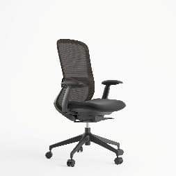 Bessel Mid-Back Black — view 1