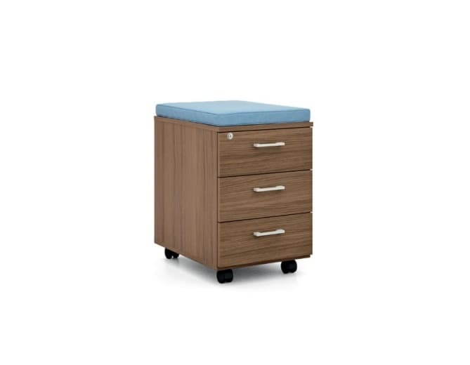 CH-05 Mobile Pedestal with Upholstered Pad