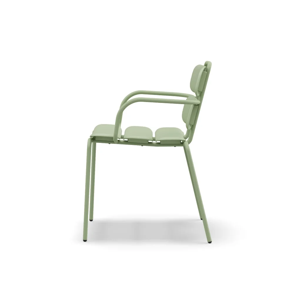 lemon - 4 legs chair with plastic staves