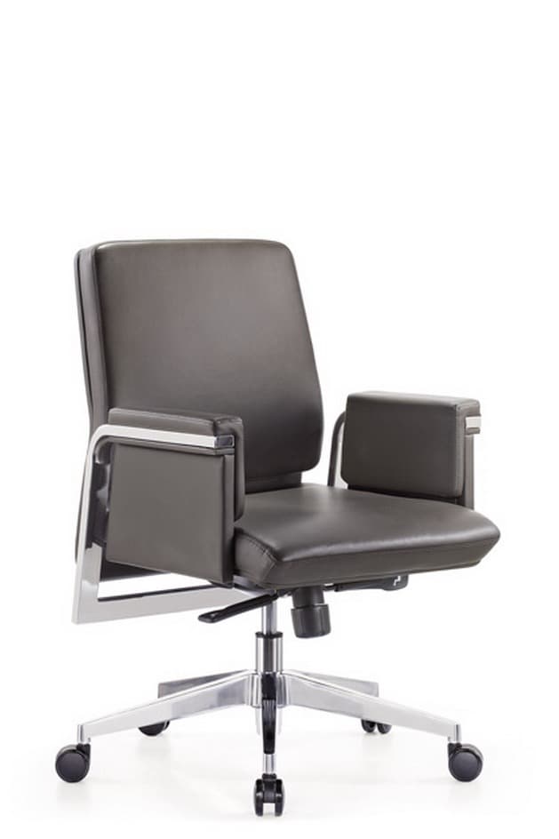 Medium Back Leather Chair Model 173 — view 1