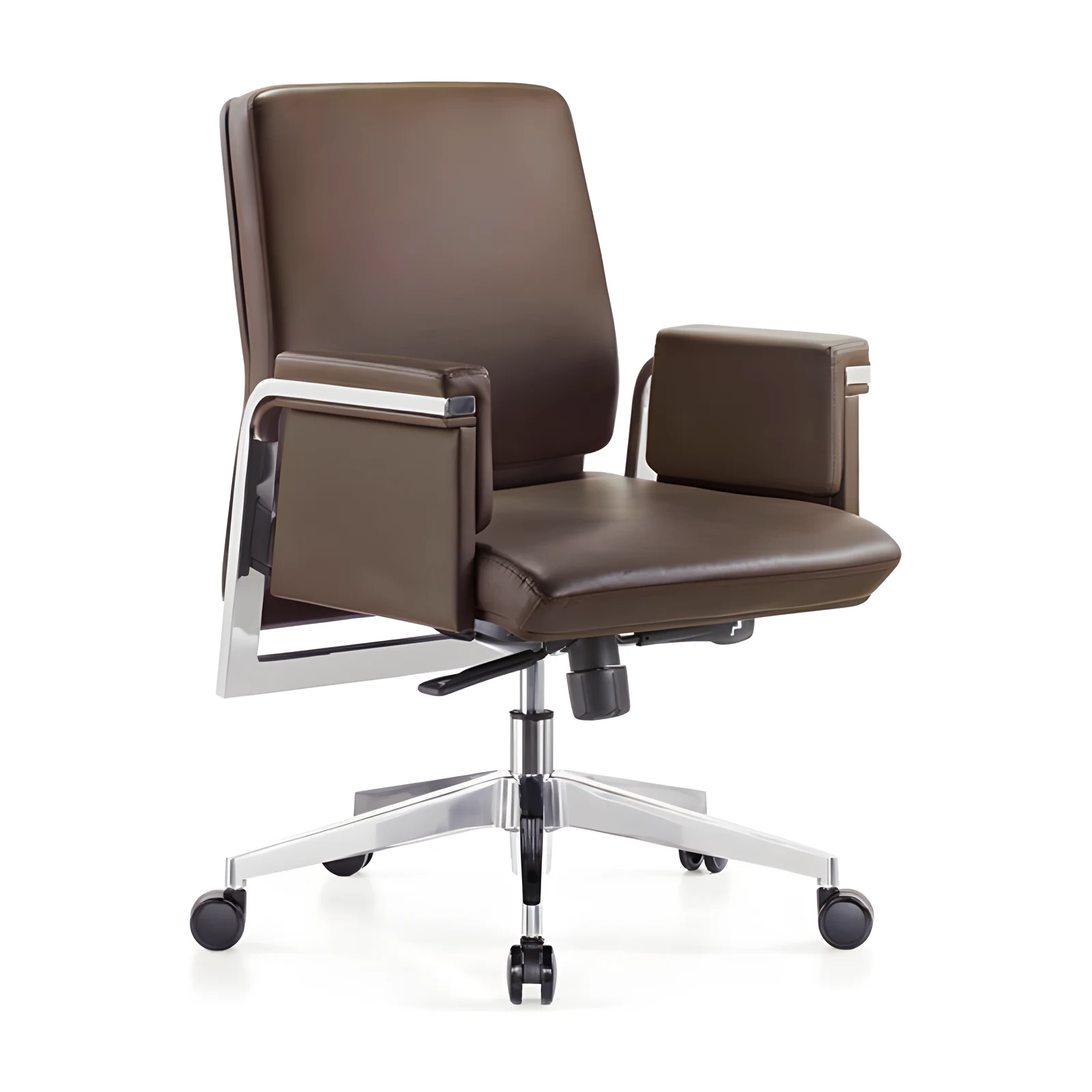 Medium Back Leather Chair Model 173
