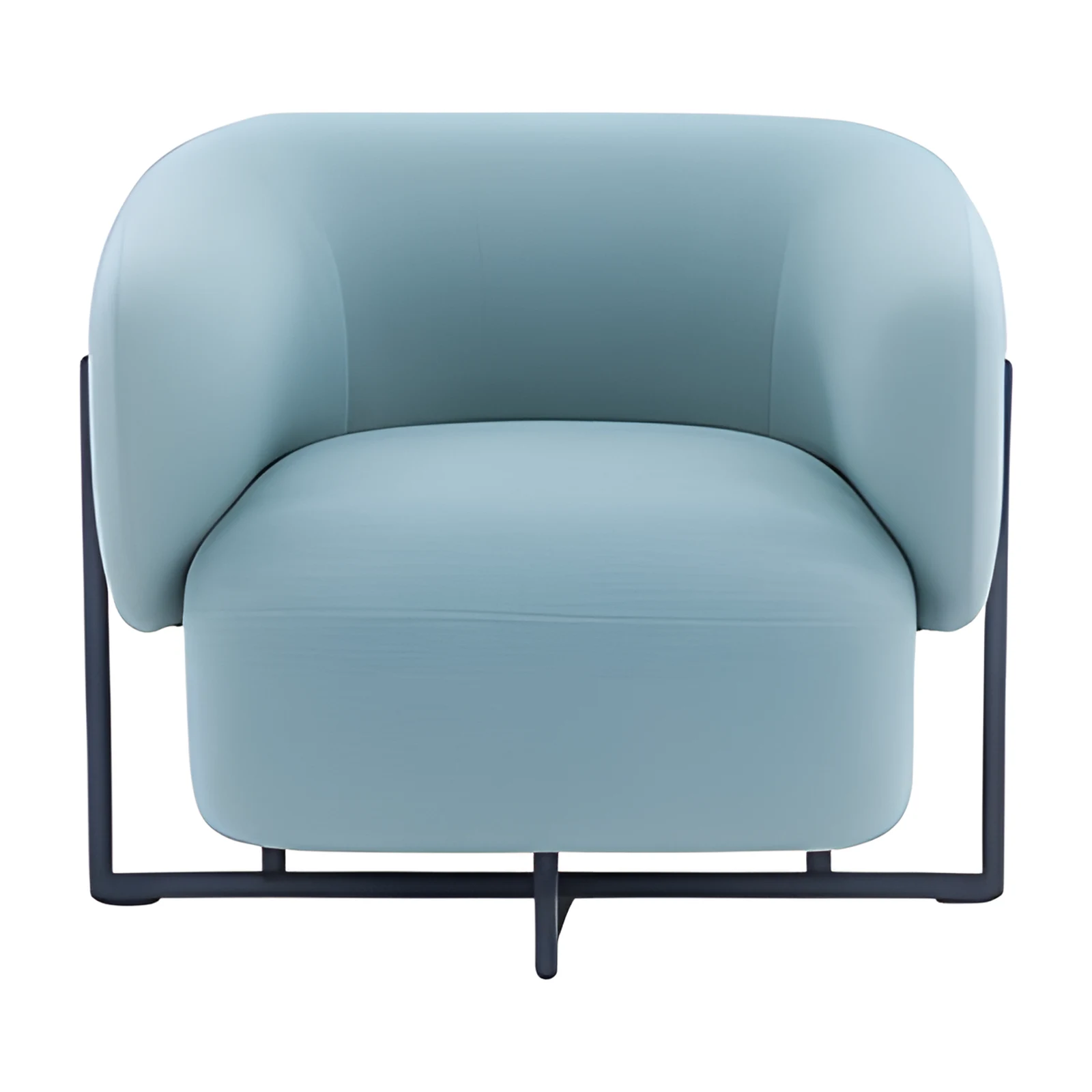 Xylo - 4 legs with armrests chair with wooden monoshell
